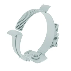 Ubbink Click Beugel Polypropyleen Wit 0° Ø80-100mm