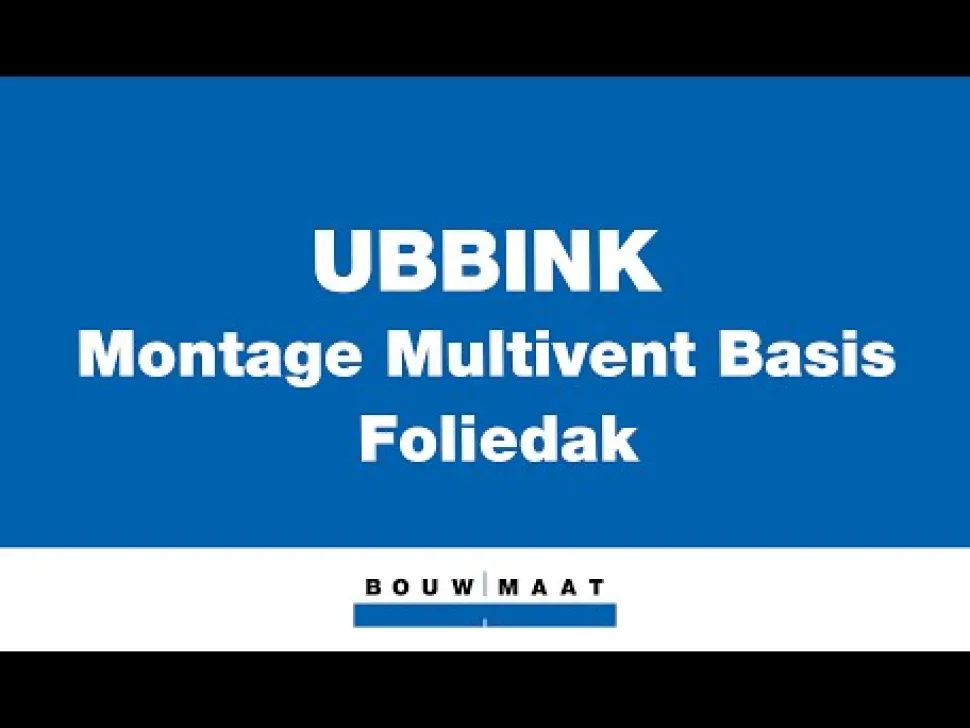 Ubbink Multivent Basis Dakdoorvoer Zwart 125mm
