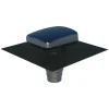 Ubbink Ontluchtingspan Universeel Ubiflex Kunststof Zwart 5-55° 500x500mm