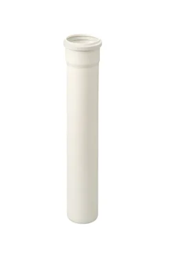 Ubbink Rolux Verlengstuk Enkelwandig Polypropyleen Wit 100cm Ø80mm