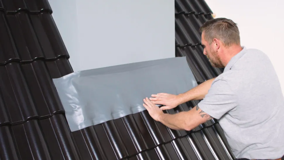 Ubbink Ubiflex Loodvervanger Finio Zwart 40cm x 5m