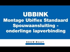 Ubbink Ubiflex Loodvervanger Standaard Zwart 25cm x 12m