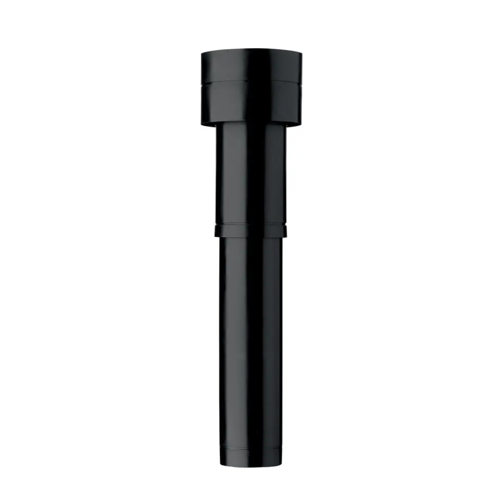 Ubbink Ventub Dakdoorvoer Kunststof Zwart Enkelwandig 0-55° Ø110mm