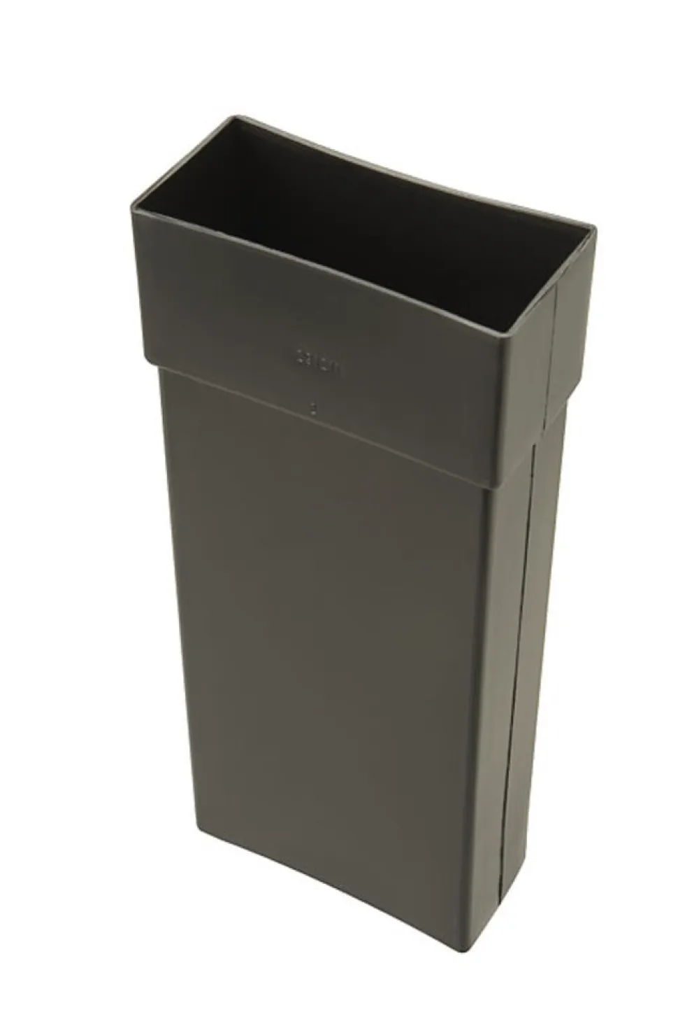 Ubbink Verlengstuk Vloerventilatiekoker Zwart 250x105x200mm
