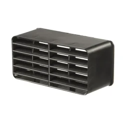 Ubbink VloerVent Nieuwbouw Muurrooster Zwart 109mm