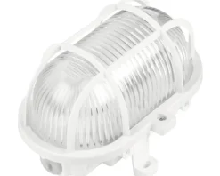 Unitec Wandlamp Lena Wit Bulleye Ovaal IP44
