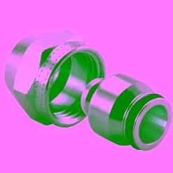 Uponor Klemkoppeling messing 16 mm x 1/2'' Binnen 2 stuk