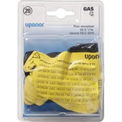 Uponor MLC gas Persmuurplaat 20 mm x 1/2'' Binnen