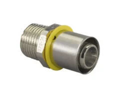 Uponor MLC gas Persovergangsfitting Buitendraad 20 mm x 3/4'' Buiten