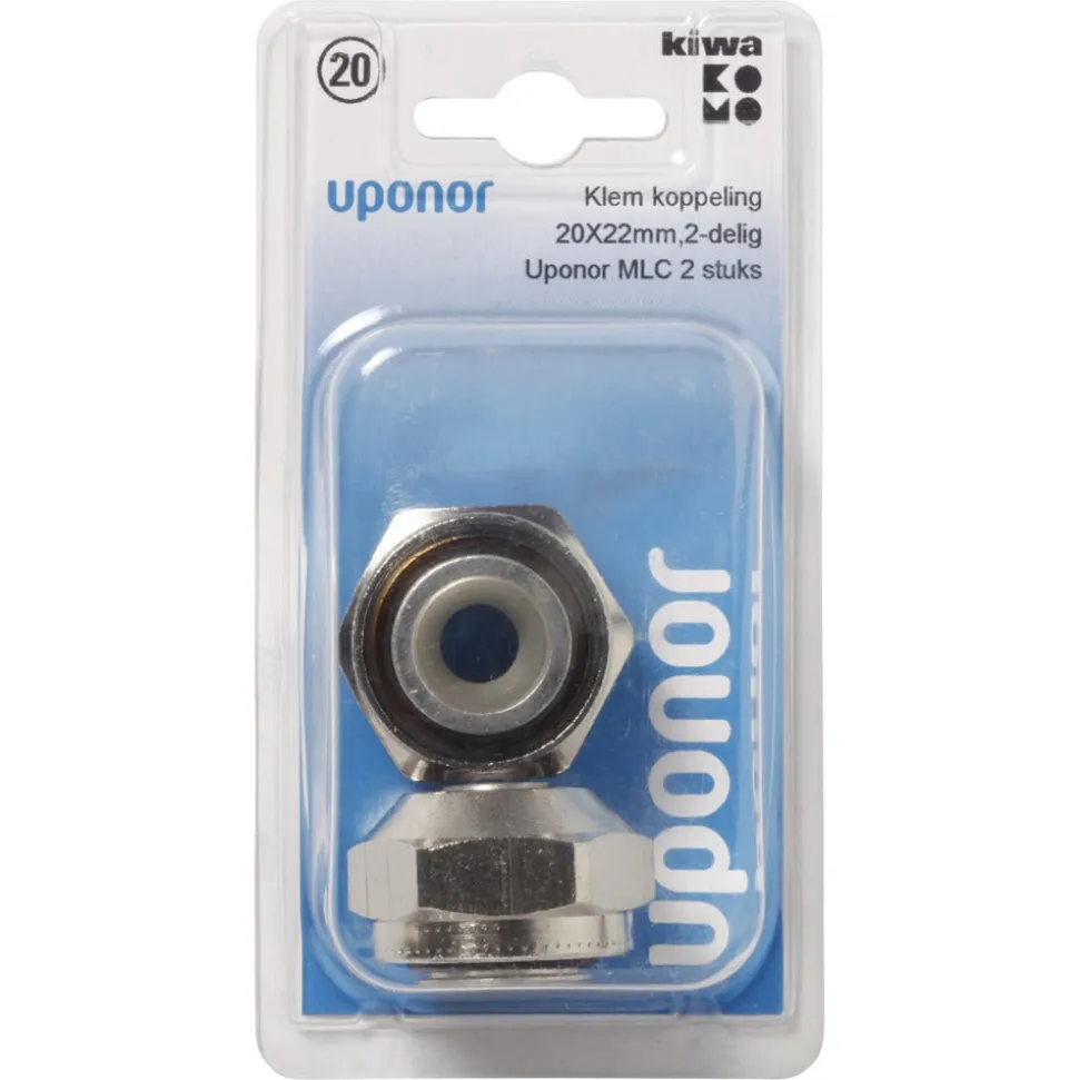 Uponor MLC Klemkoppeling 20x22K NL-koppeling 2 stuk
