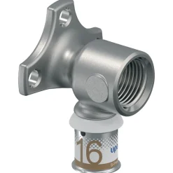 Uponor MLC pers Muurplaat met ronde flens 16 mm x 1/2'' binnen kort 2 stuks