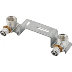 Uponor Montagebeugel Messing Persmuurplaat 16x1/2 H150 mm