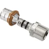 Uponor Perskoppeling messing klem 16x15 mm 10 stuk