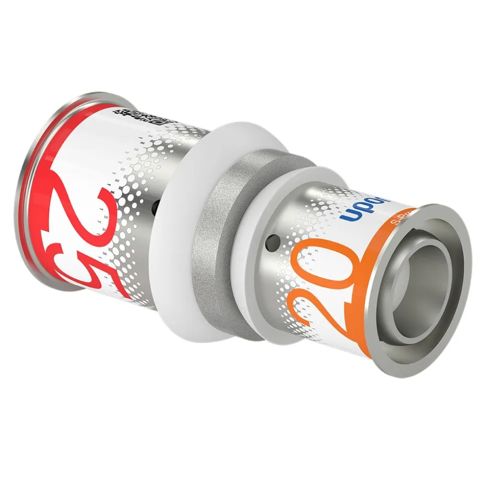 Uponor Perskoppeling messing 25x20 mm