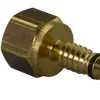Uponor Perskoppeling messing 16 mm x 1/2'' 2 stuk