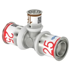 Uponor Pers T-stuk messing 25x16x25 mm