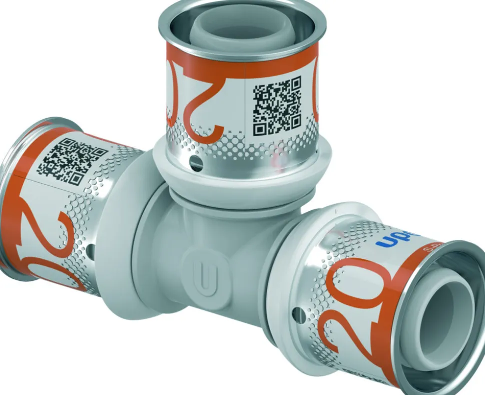 Uponor Press Composiet T-stuk PPSU