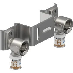 Uponor S-Press Perskoppeling Smart Muurplaat 16RP1/2FT 120mm