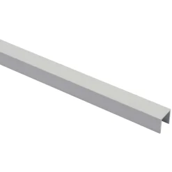 U-profiel Aluminium Wit