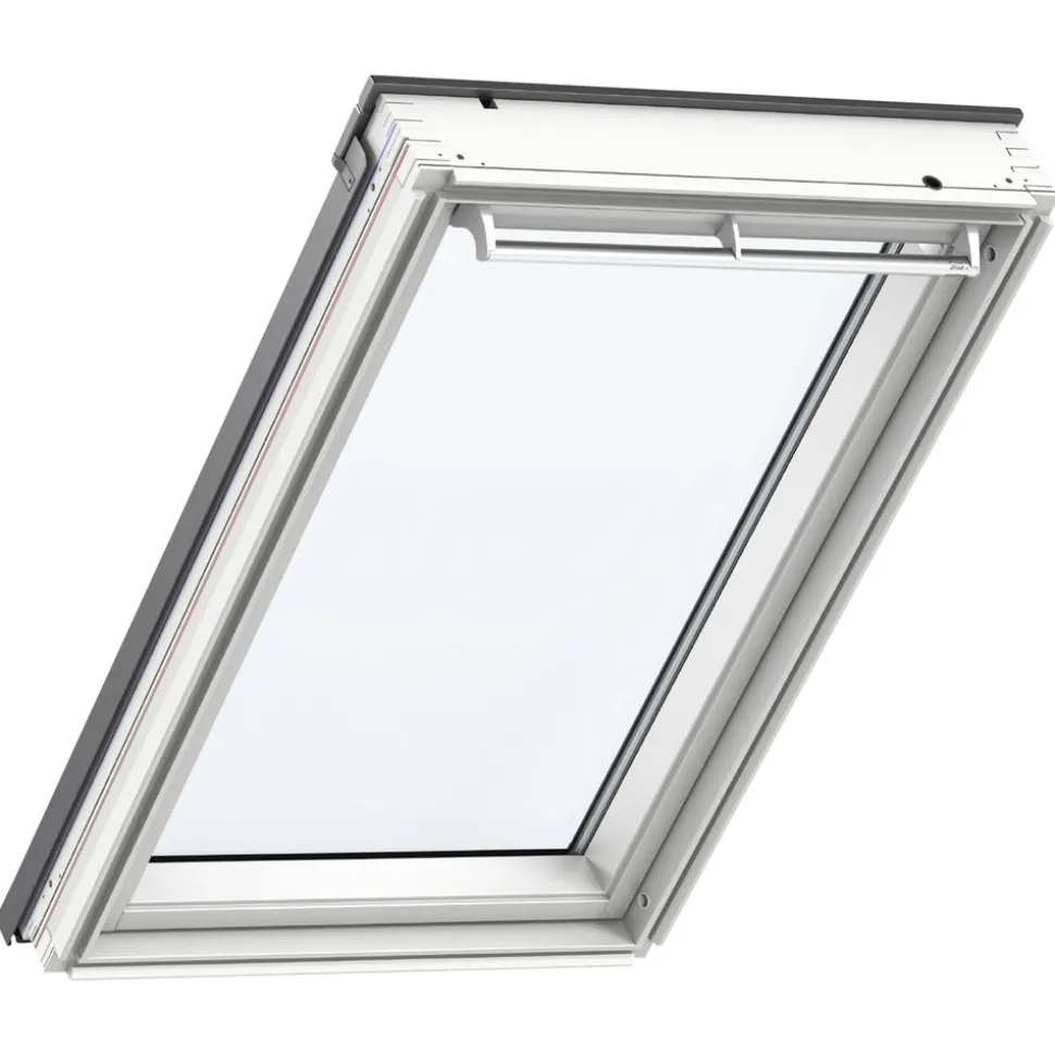 VELUX Dakraam GGL CK02 2070 Grenen Gelakt Wit 55x78cm FSC Mix Credit