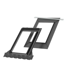 VELUX Gootstuk EDW SK06 Aluminium incl Manchet BFX Grijs 114x118mm
