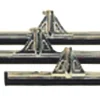 Vero Vloertrekker metaal/rubber 75 cm gegalvaniseerd/Zwart