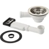 Viega Korfplug 7128.4 RVS met Overloop Combinatie