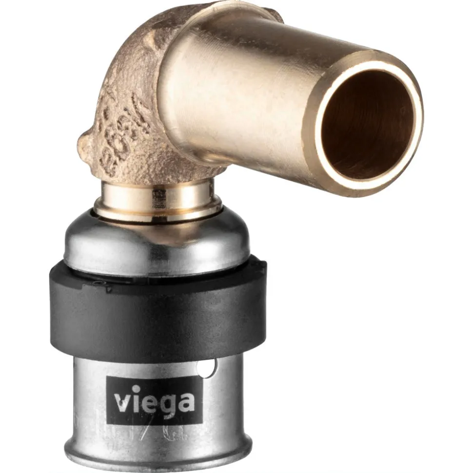Viega Smartpress Insteekbocht 90º 16x15mm