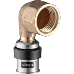 Viega Smartpress Overgangsstukbocht 90º 25mm x 3/4"