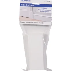 Vloerblok Neut Grenen Wit Gelakt Modern 25x71x145mm Set FSC Mix 70%