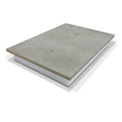 Vloerluik Cementgebonden Houtvezel en EPS Rc2,5 59,5x39,5cm