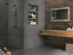 Vloertegel Breccia Nero Zwart Mat Gerectificeerd 60x60cm 1,44m2