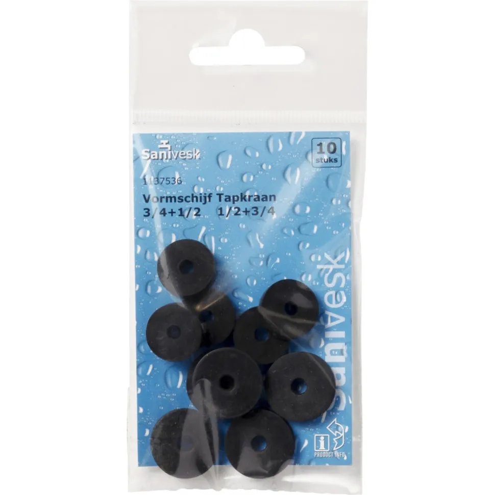 Vormschijf 3/8"-1/2" en 1/2"-3/4"