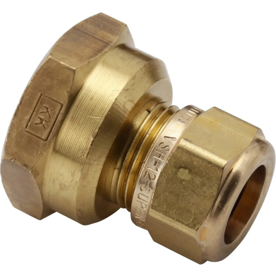 VSH Knel/draad schroefbus 12 mm x 1/2'' binnendraad
