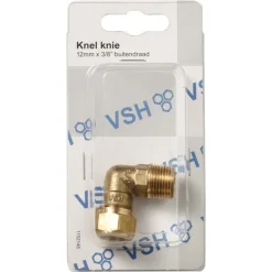 VSH Knie 12 mm x 3/8'' buitendraad
