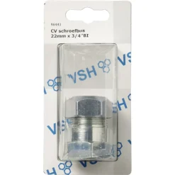 VSH Schroefbus CV Binnendraad Chroom 22mmx3/4"