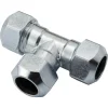 VSH T-Stuk CV Chroom 15x15x15mm 2st