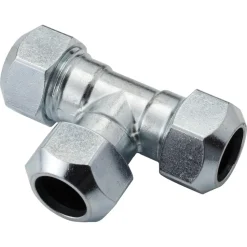 VSH T-Stuk CV Chroom 15x15x15mm 2st