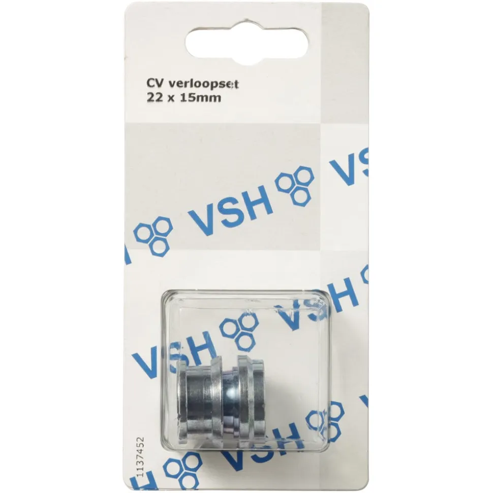 VSH Verloopset CV Chroom 22x15mm