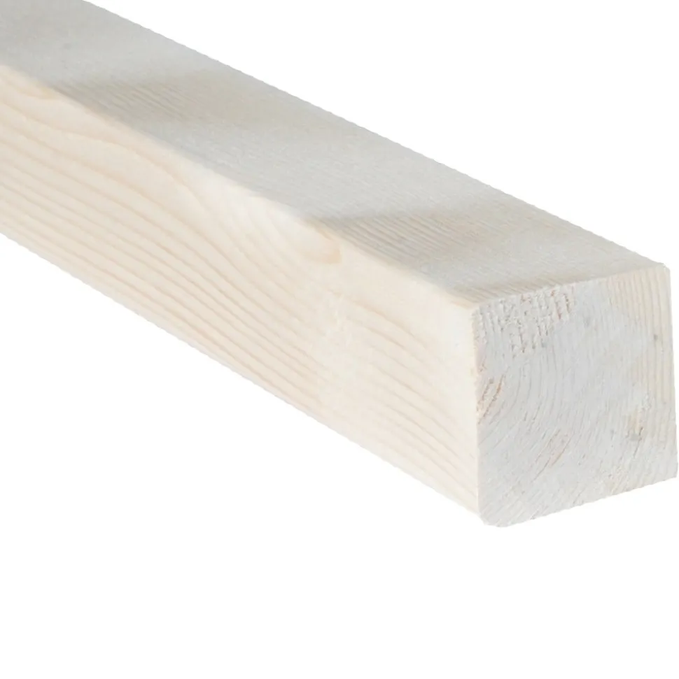 Vuren Geschaafd 44x44mm FSC Mix 70%