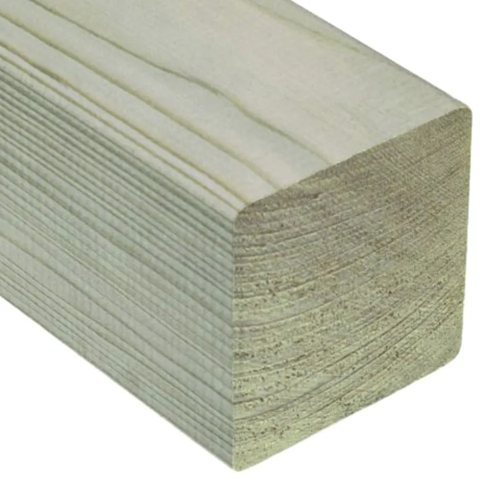 Vuren Tuinpaal Geïmpregneerd 90x90x3000mm FSC Mix 70%
