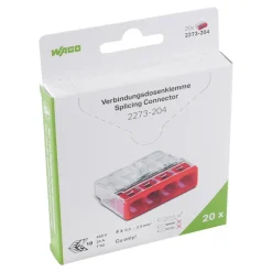 Wago Lasklem 4-voudig compact 20st
