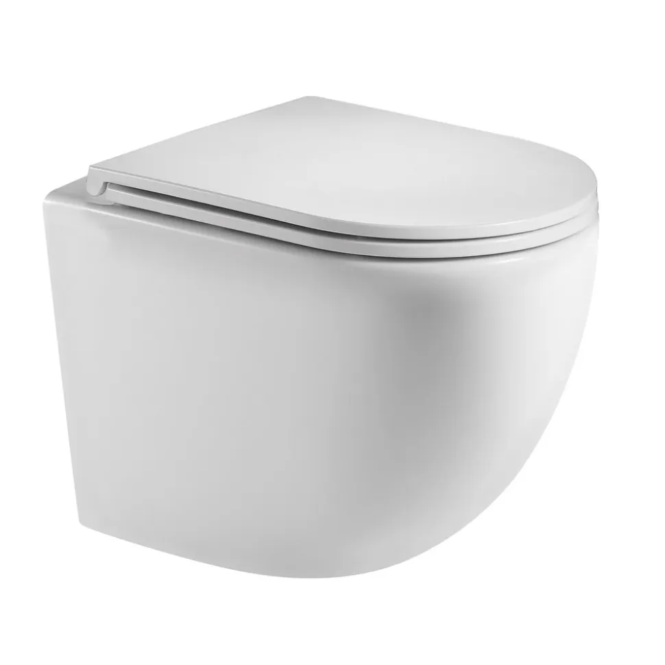 Wandcloset Genova Rimless Inclusief Softclose Wc Bril