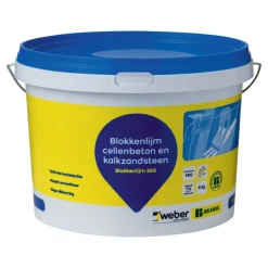 Weber Beamix Blokkenlijm 365 voor cellenbeton en kalkzandsteen 5 kg