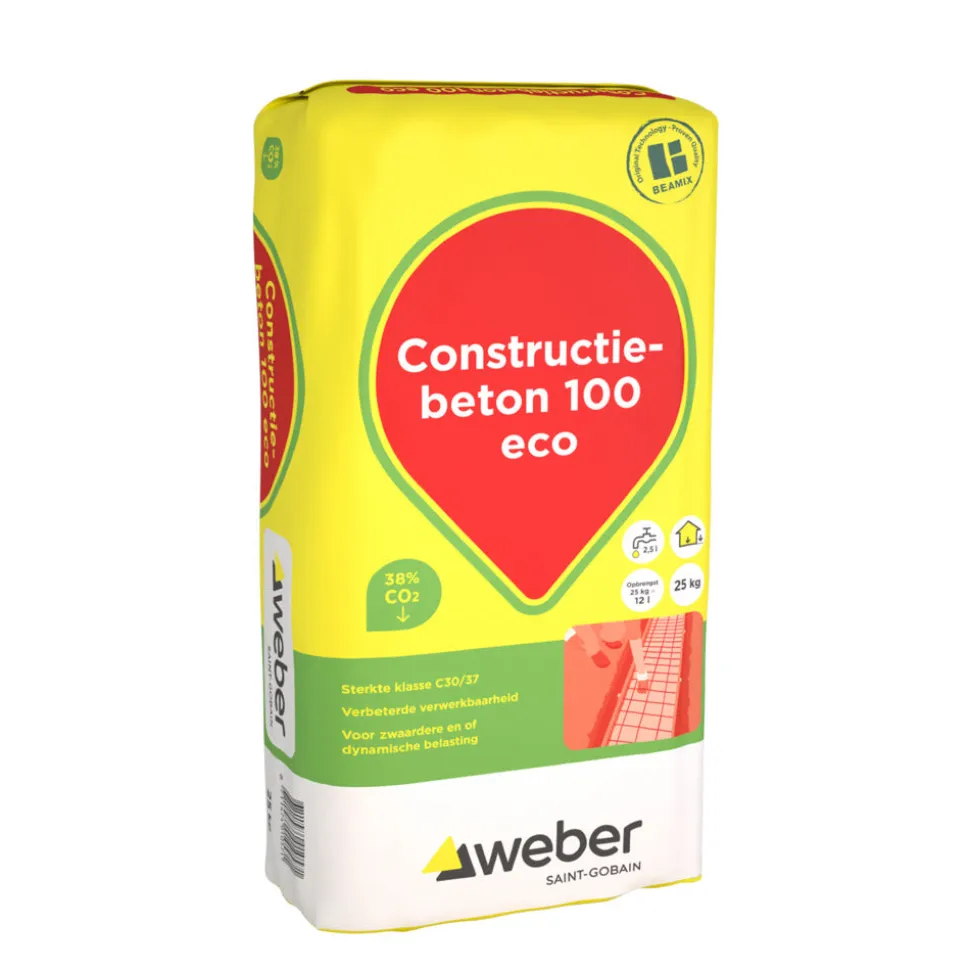 Weber Beamix Constructie Beton 100 Eco 25kg