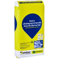 Weber Beamix Doorstrijkmortel 341 UR+ Grijs Extra Uitslagremmend 25kg