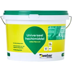 Weber.flevo hechtmiddel Uni wit universeel voor Binnen#Buiten 10 liter
