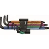 Wera 950/9 Hex-Plus Multicolour 1 SB Stiftsleutelset Metrisch BlackLaser 9-Delig