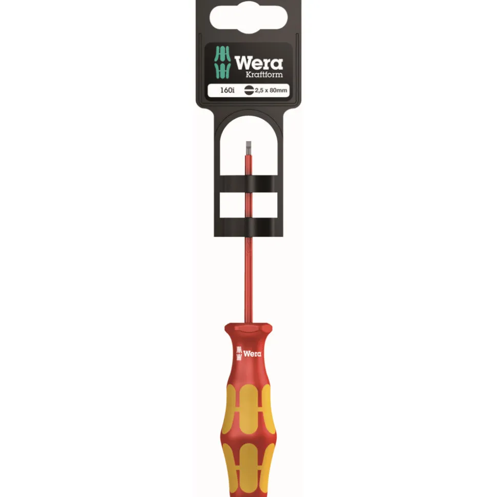 Wera 160 i SB VDE Geïsoleerde Sleuf Schroevendraaier 0,4x2,6x80mm