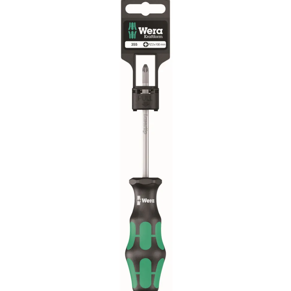 Wera Schroevendraaier 355 PZ SB Pozidriv 1x80mm